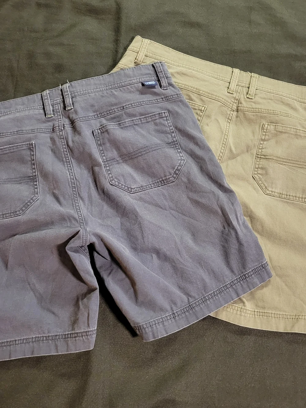 L.L Bean Mens 36X9 Beanflex Standard Fit Shorts Lot Of 2 Pair Outdoors Hiking